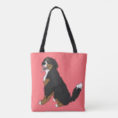 Berner Hund individuell anpassbar Tasche (Rückseite)