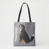 Berner Hund individuell anpassbar Tasche (Vorderseite)