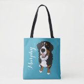 Berner Hund individuell anpassbar Tasche (Vorderseite)
