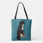 Berner Hund individuell anpassbar Tasche (Rückseite)