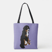 Berner Hund individuell anpassbar Tasche (Rückseite)