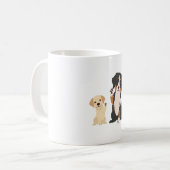 Berner Hund Kaffeetasse (Vorderseite Links)