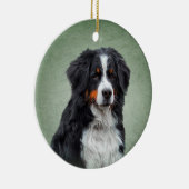 Berner Hund Keramik Ornament (Rechts)