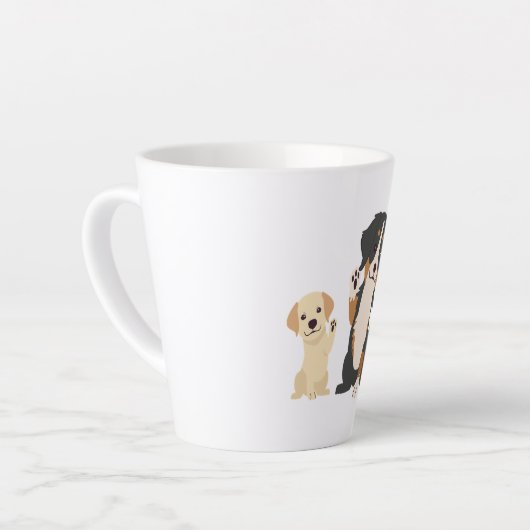 Berner Hund Milchtasse (Linke Ecke)