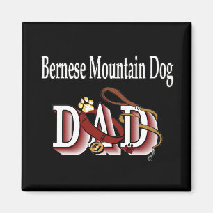 Berner Hund Papa Magnet