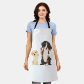 Berner Hund Schürze (Getragen)