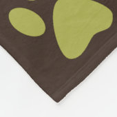 Berner Hundeflockendecke Fleecedecke (Ecke)