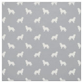 Berner Hundegrau-Silhouette Stoff (Muster)