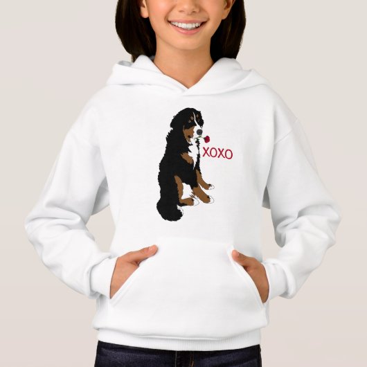 Berner Hundehund Hoodie (Vorderseite)
