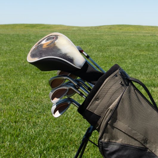 Berner Hundemalerei - Original Hundekunst Golf Headcover (In SItu)