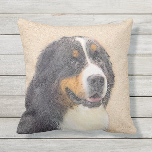 Berner Hundemalerei - Original Hundekunst Kissen