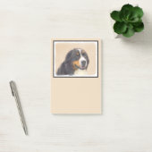 Berner Hundemalerei - Original Hundekunst Post-it Klebezettel (Büro)