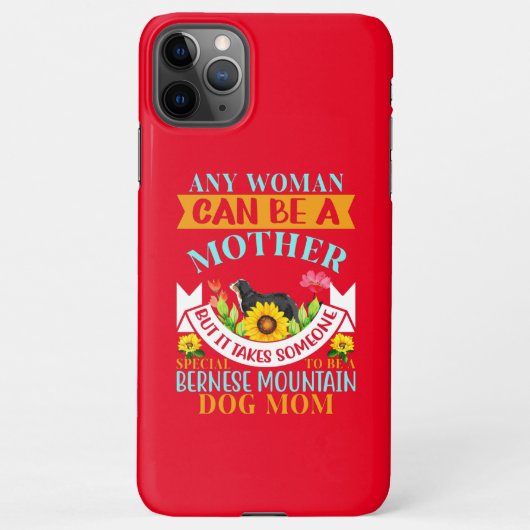 Berner Hundemutter, Berner Hundemutter, Berner Mam iPhone Hülle (Rückseite)