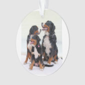 Berner Hundengruppe Ornament (Vorderseite)