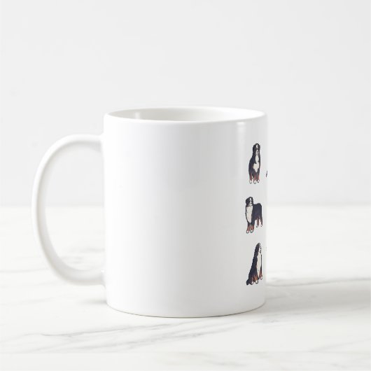 Berner Hundepacker Kaffeetasse (Links)