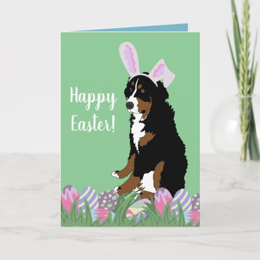 Berner-Hundeschicht-Osterfeier Karte (Vorderseite)