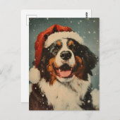 Berner Hundeschlitten Postkarte (Vorne/Hinten)