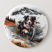 Berner Hundetour im Gebirge Button (Vorderseite)