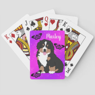 Berner Hundewelpen   Spielkarten