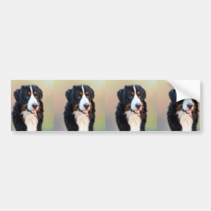 Berner Hundkunst Autoaufkleber