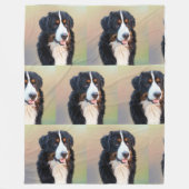 Berner Hundkunst Fleecedecke (Vorderseite)