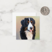 Berner Hundkunst Mitteilungskarte (Vorderseite/Rückseite Beispiel)