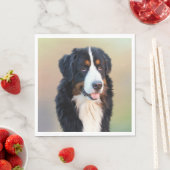 Berner Hundkunst Serviette (Beispiel)