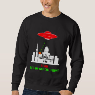 Berner Invasion Retro-Spiel mit Ufo Sweatshirt