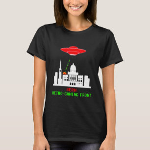 Berner Invasion Retro-Spiel mit Ufo T-Shirt
