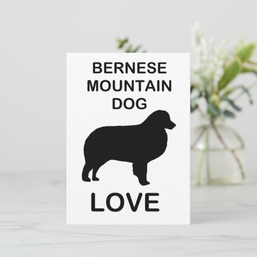 Berner-Liebe Dankeskarte (Stehend Vorderseite)