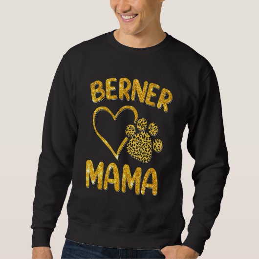 Berner Mama Bernese Mountain Dog präsentiert Mama Sweatshirt (Vorderseite)