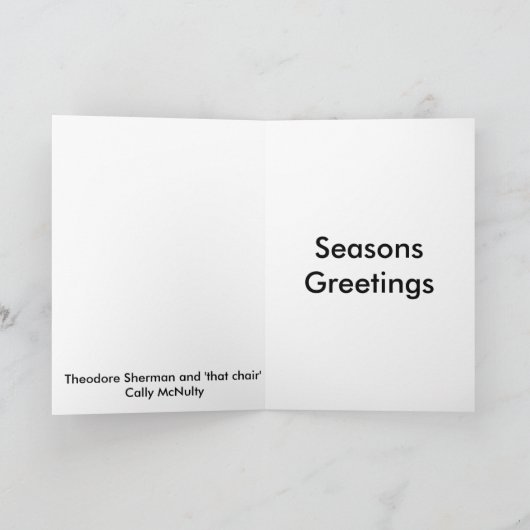 Berner Nation Grußkarte Feiertagskarte (Innenseite)