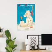 Berner Oberland Schweiz Winter Skiposter Poster (Heimbüro)