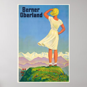 Berner Oberland Schweizer Alpen Schweiz Welt Poster