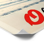 Berner Oberland Schweizer Alpen Schweiz Winter Ski Poster (Ecke)