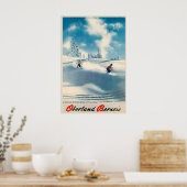 Berner Oberland Schweizer Alpen Schweiz Winter Ski Poster (Küche)