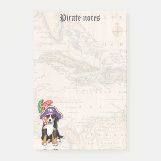 Berner Pirate Post-it Klebezettel (Vorderseite)