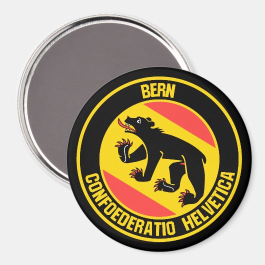 Berner RundEmblem Magnet (Vorderseite/Rückseite)