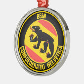 Berner RundEmblem Ornament Aus Metall (Links)