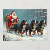 Berner Sennen Weihnachtskarte Feiertagskarte (Vorderseite)