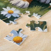 Berner Sennenhund Alpine Wiese Kunst Puzzle (Seite)