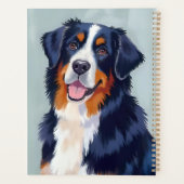 Berner Sennenhund | Aquarell-Haustier Planer (Rückseite)
