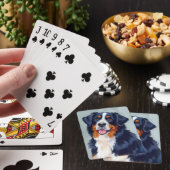 Berner Sennenhund | Aquarell-Haustier Spielkarten (In Situ)