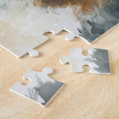 Berner Sennenhund Aquarellporträt Puzzle (Seite)