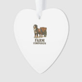Berner Sennenhund arbeitender landwirtschaftlicher Ornament (Vorderseite)