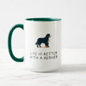 Berner Sennenhund besser mit einem Berner Tasse (Links)