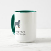 Berner Sennenhund besser mit einem Berner Tasse (Vorderseite Links)