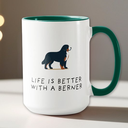 Berner Sennenhund besser mit einem Berner Tasse