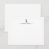 Berner Sennenhund Border Personalized Mitteilungskarte (Vorne/Hinten)
