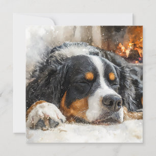 Berner Sennenhund Dankeskarte
